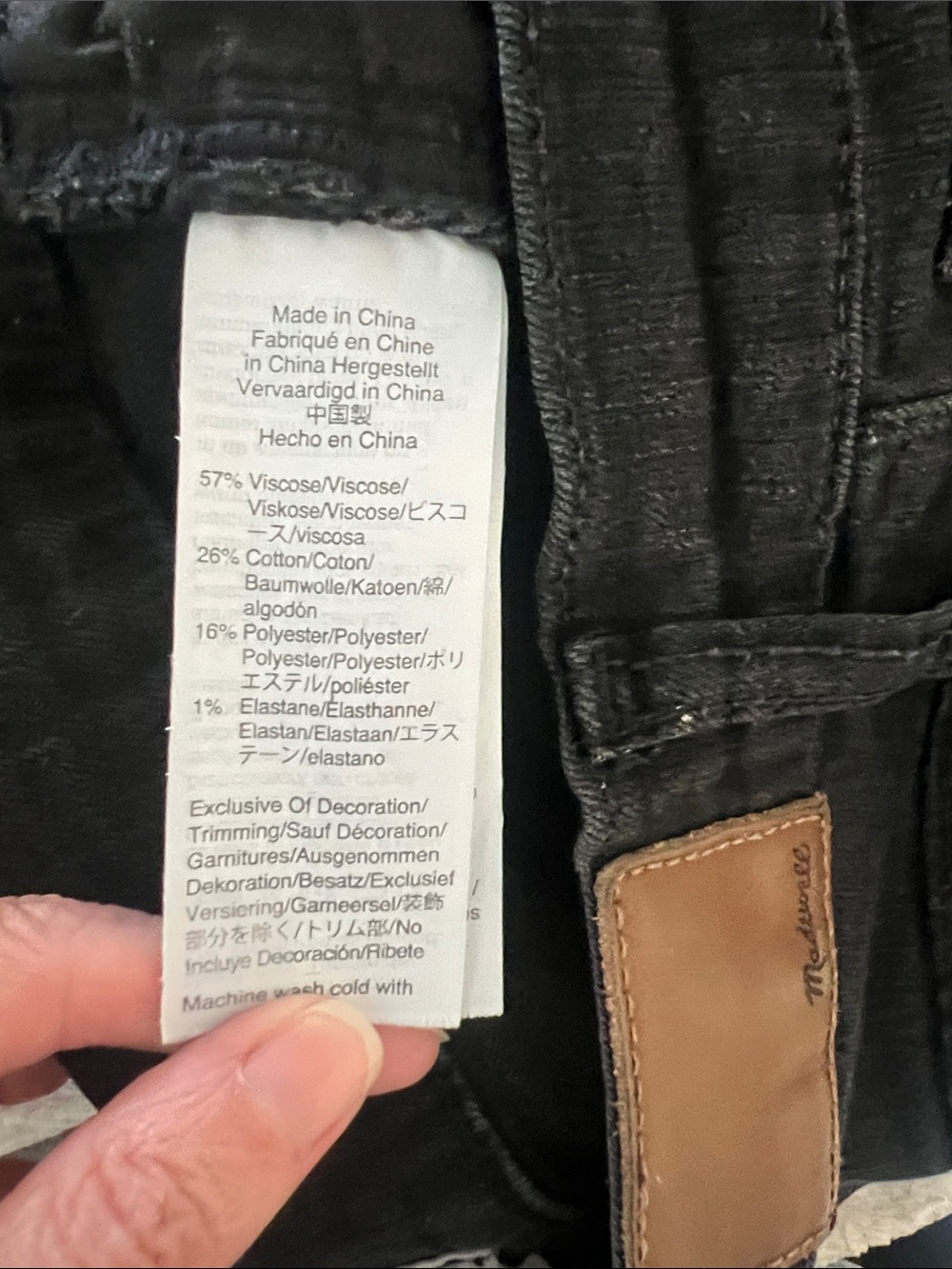 EUC Madewell black jeans - Picture 6 of 6